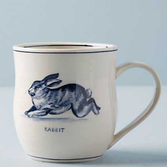 Anthropologie Molly Hatch Icon Rabbit Mug - Picture 2 of 4